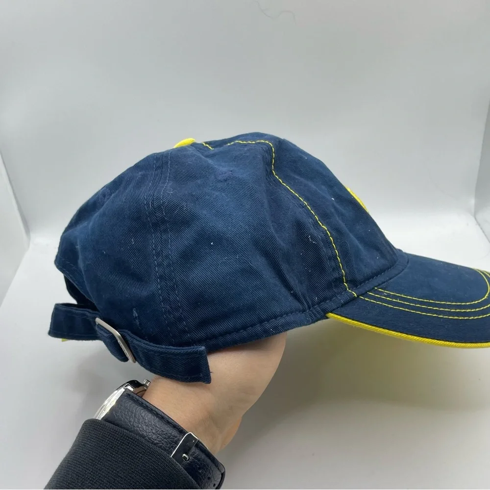 Adidas Michigan Wolverines Hat One Size Fits All Blue Yellow Hail To The Victors